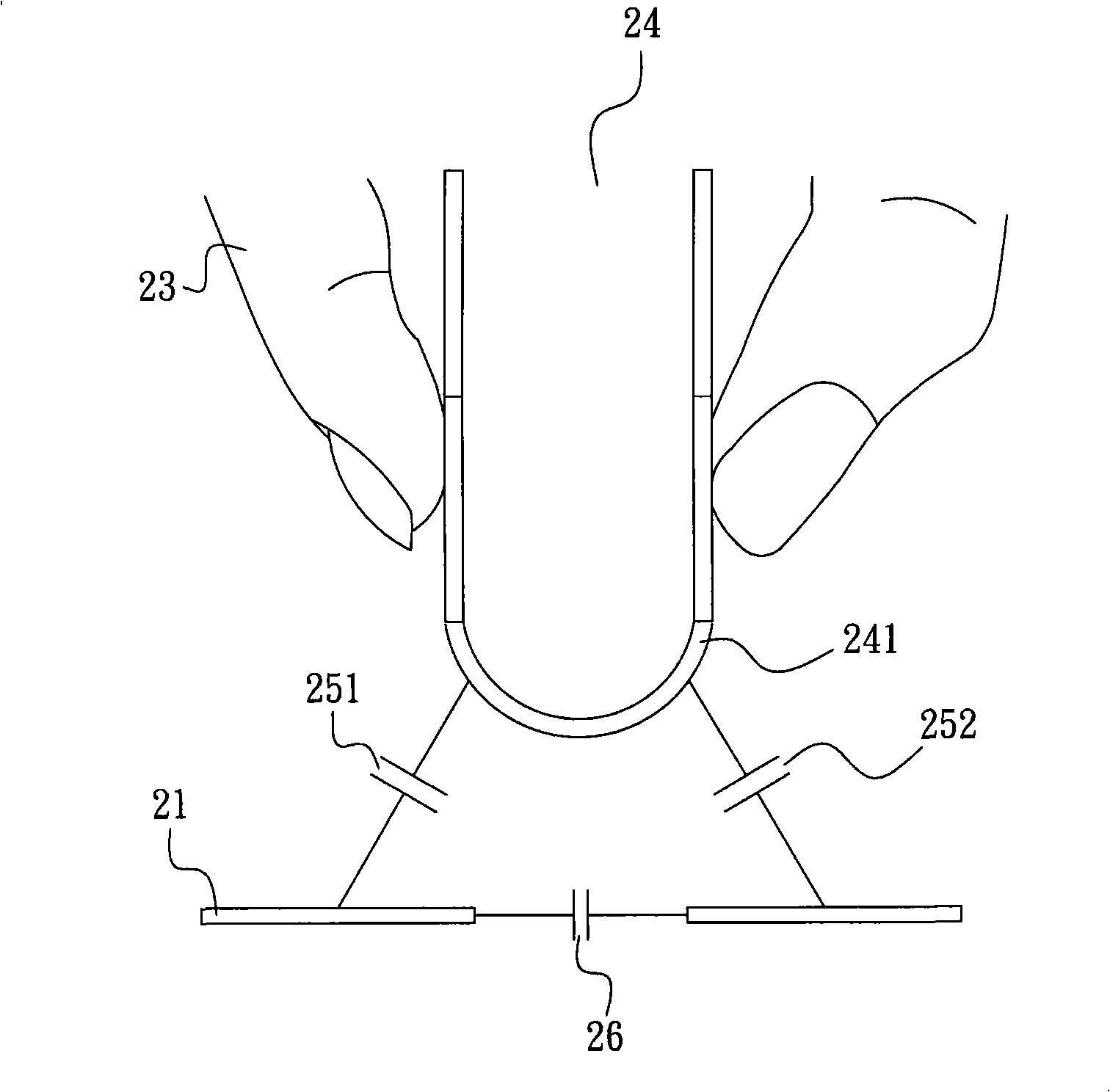 Input device of capacitive touchpad