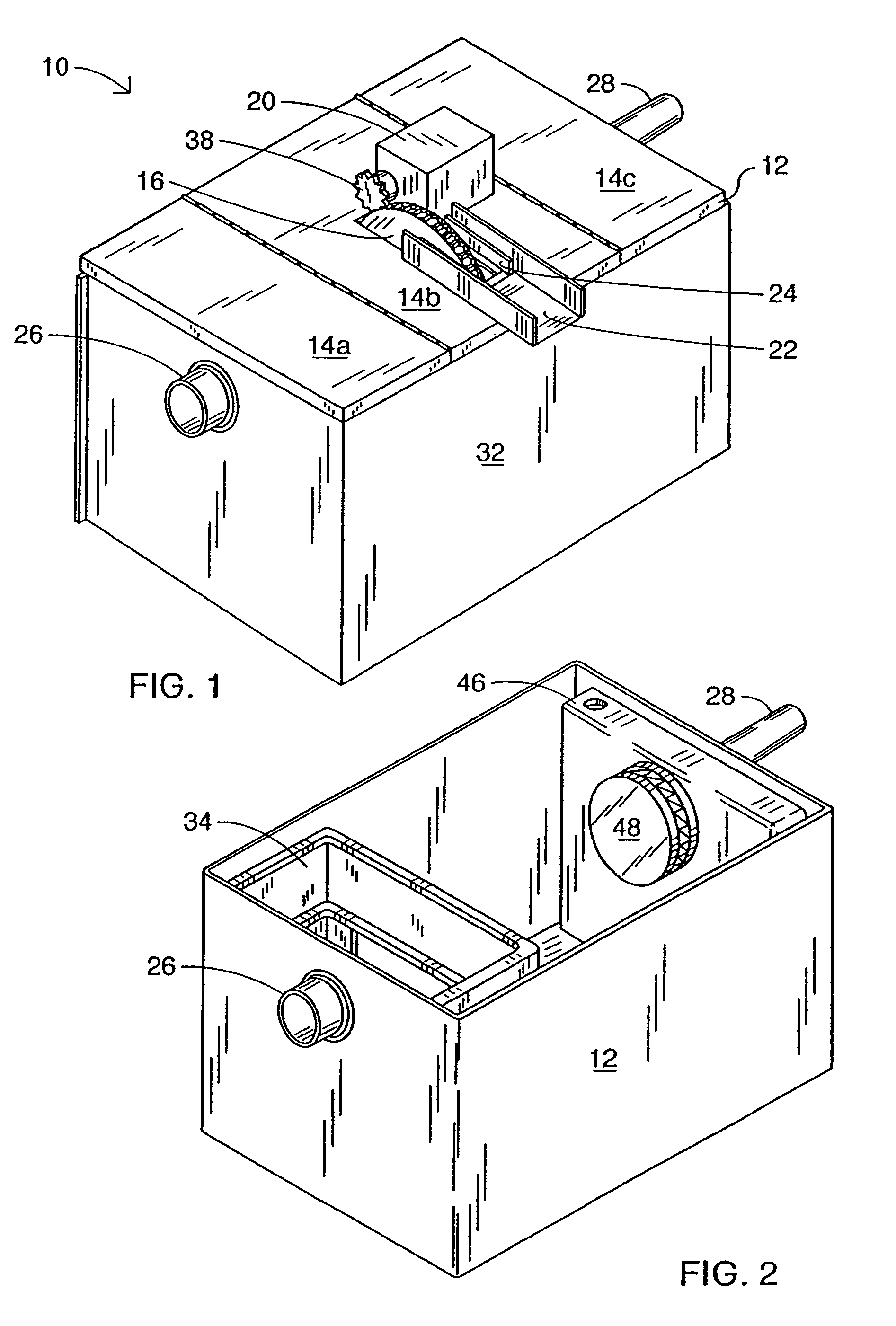 Low cost grease removal system