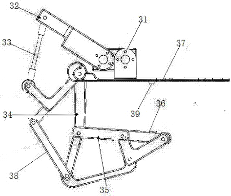 Bionic mechanical palm based on netlike linkage structure