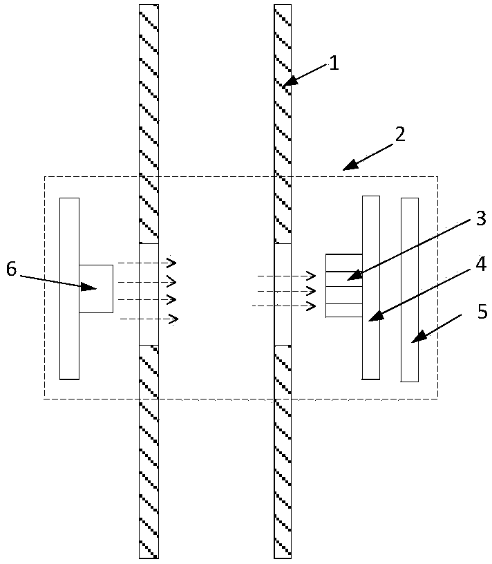 Mainstream type real-time monitoring method for concentration of plurality of types of breathing gas