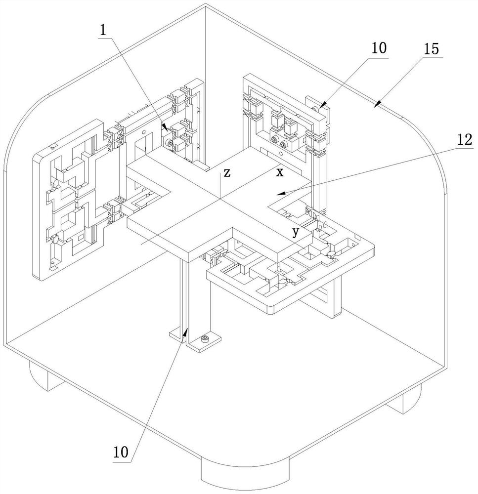 Parallel micro-motion platform with multi-stage linkage output