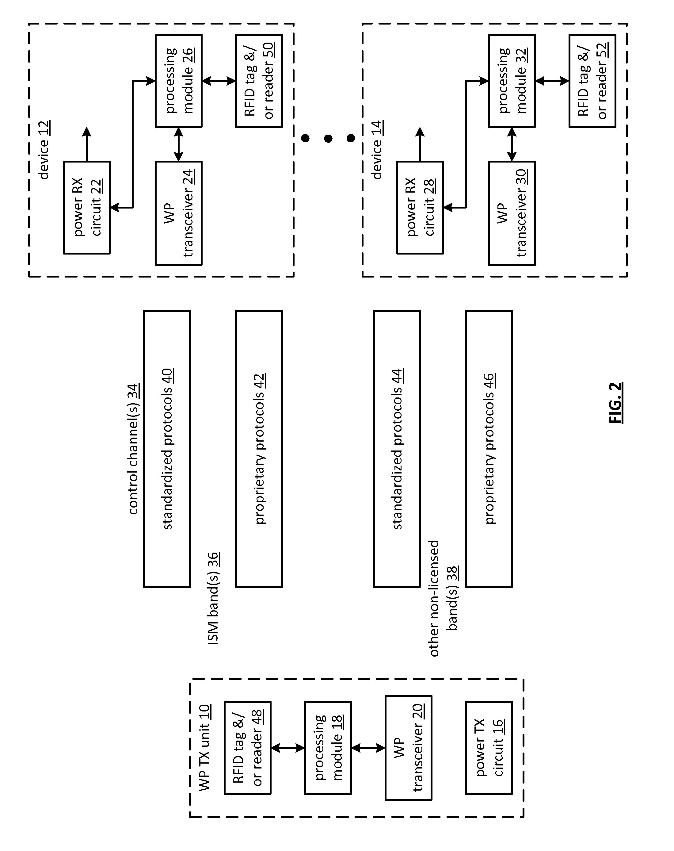 IC controlled wireless power operation and applications thereof