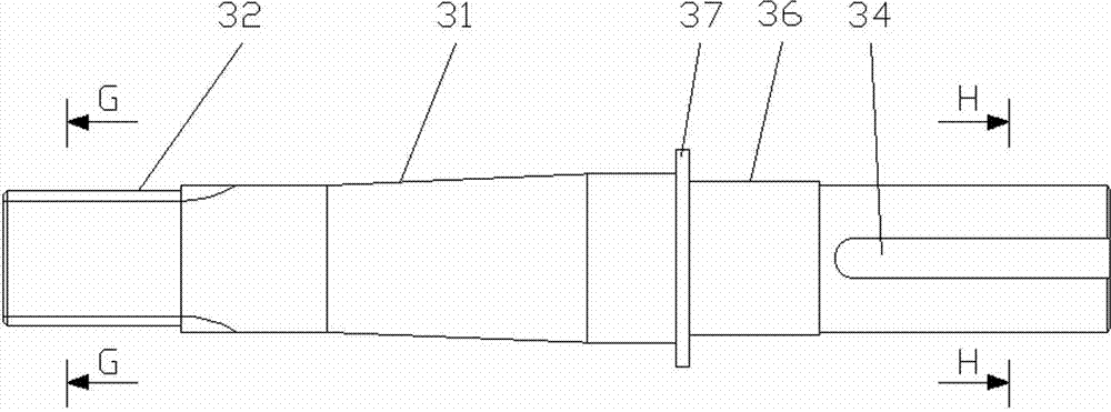 Half shaft device arranged on a walking tractor