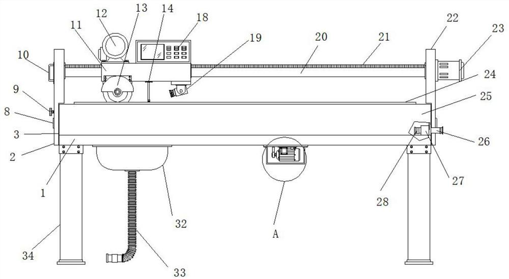 Intelligent-based automatic cutting machine capable of achieving online monitoring