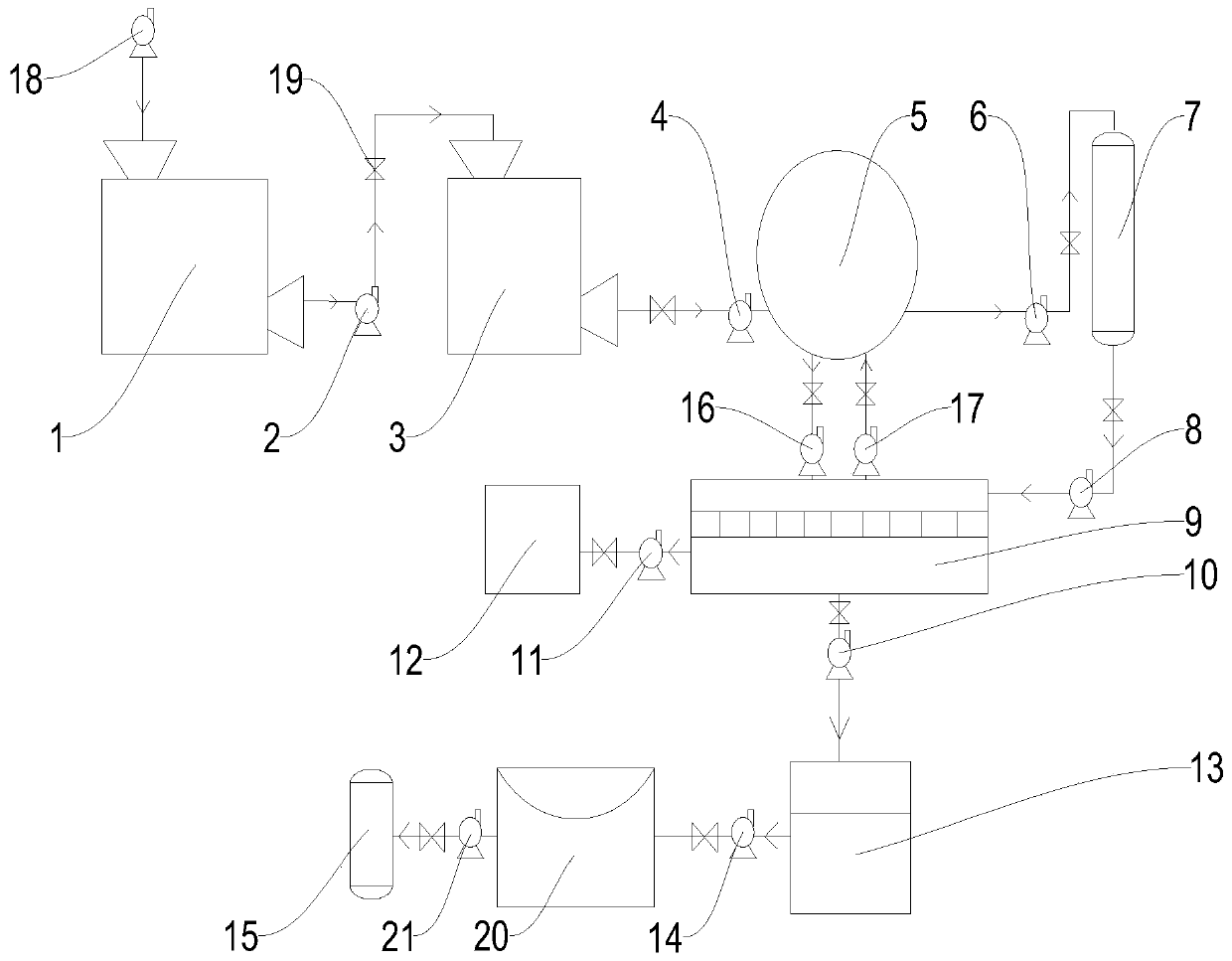 Process and device for treating black liquor