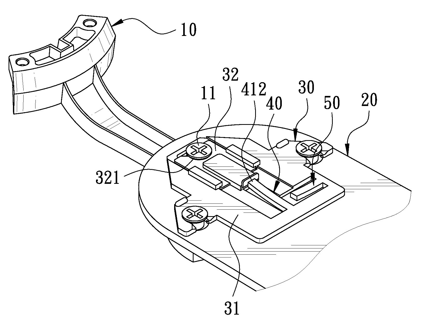 Locking plate fast fastening ceiling fan blades