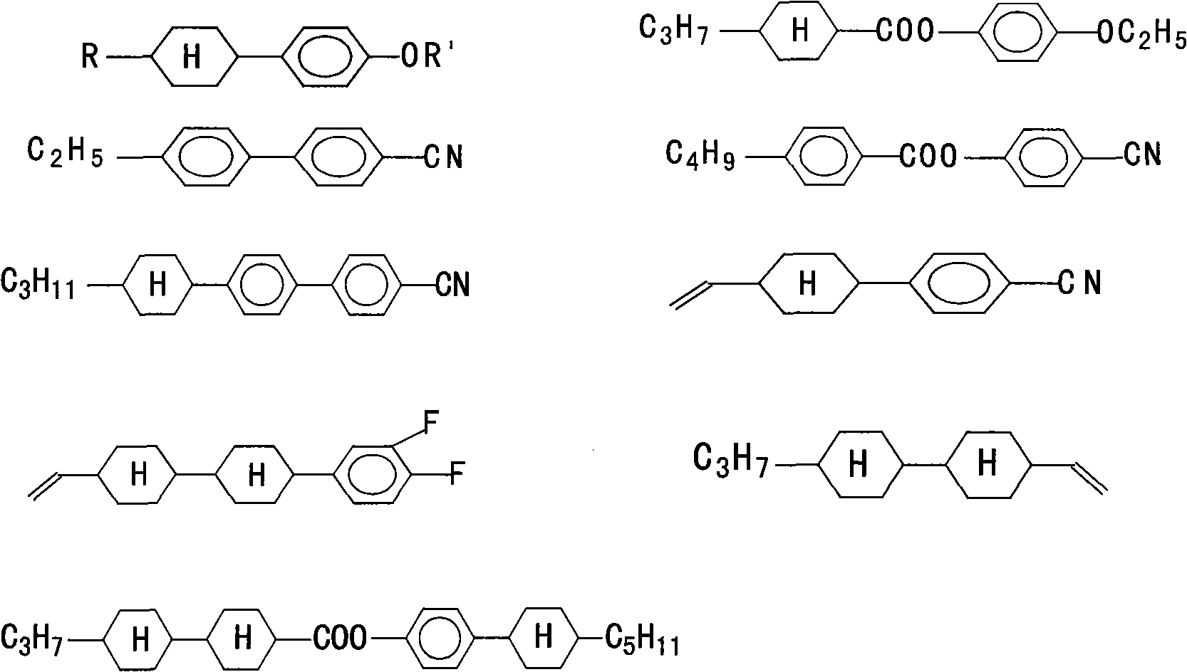 2-site ethynyl contained pyrimidine ring liquid crystal compounds and method for preparing the same