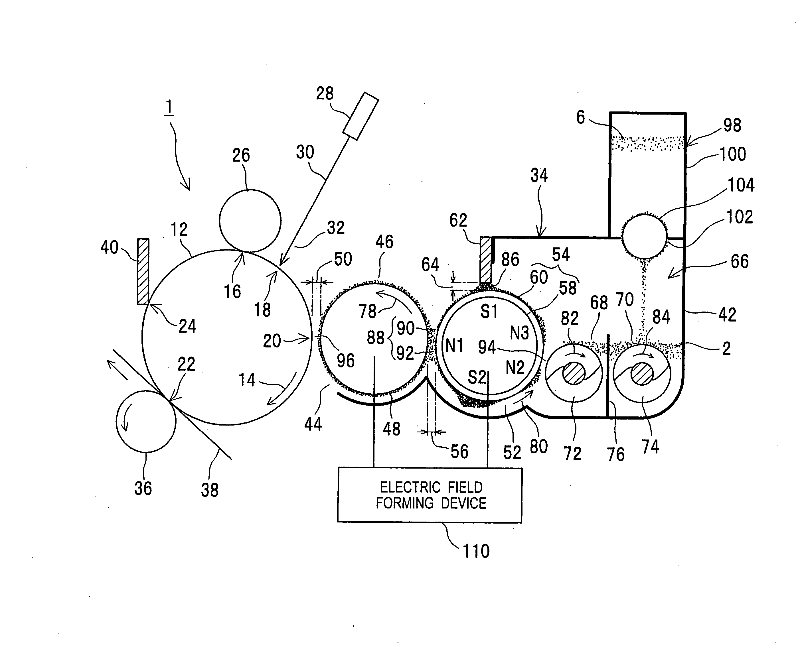 Developing device and image forming apparatus