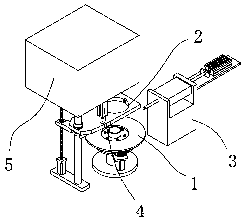 Key groove machining device for helical gear