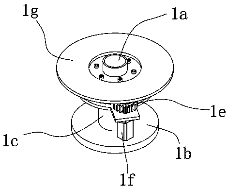 Key groove machining device for helical gear