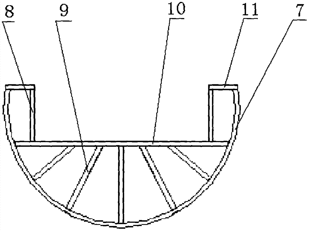 Motorboat body overturning roll cage device