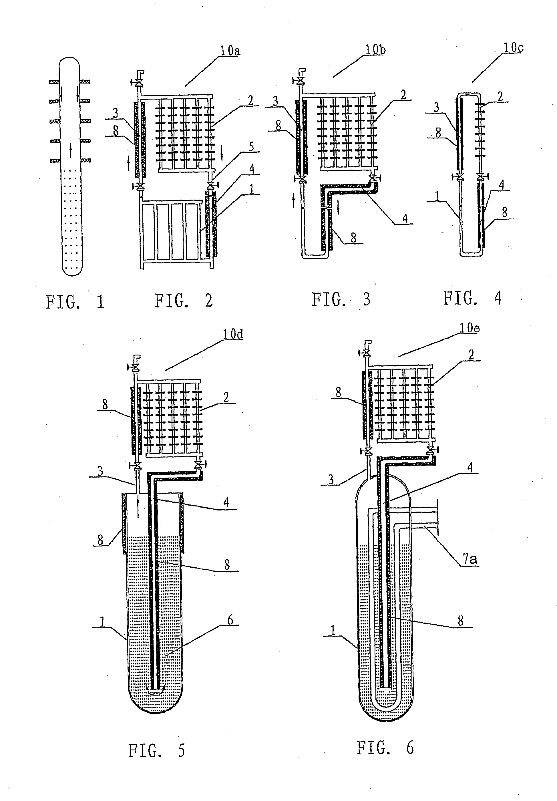 Heat tube device utilizing cold energy and application thereof