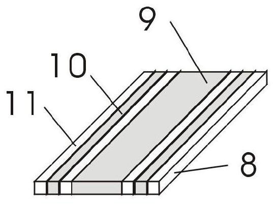 Blocking and guiding type surface energy waterproof structure