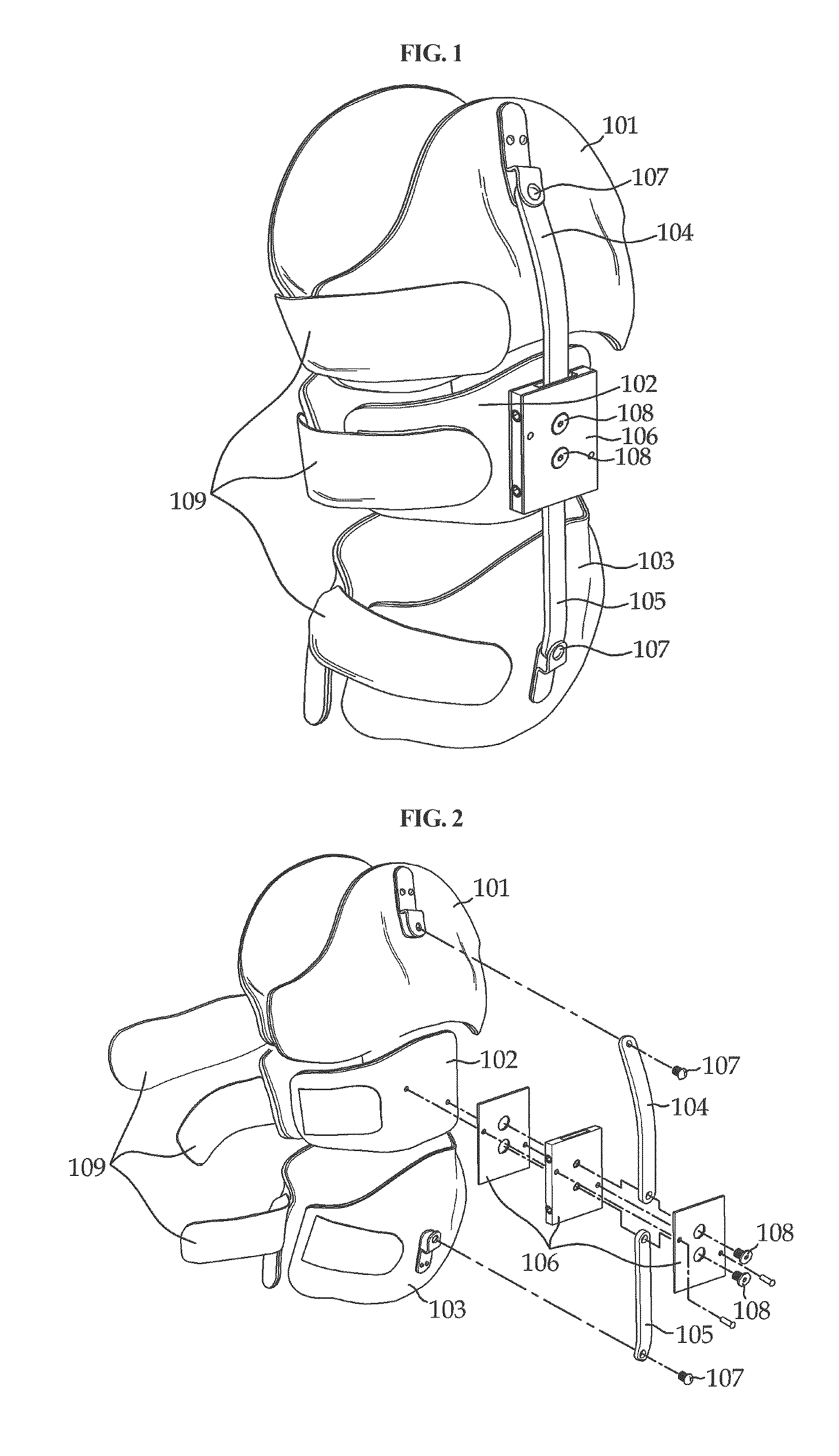 Scoliosis brace having angle adjustment unit