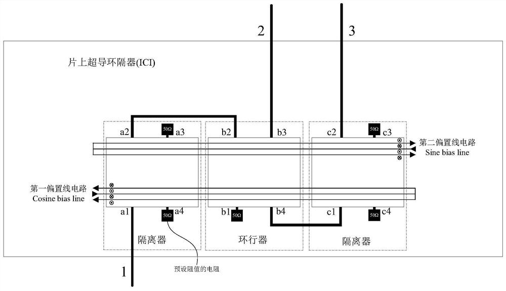 An on-chip superconducting ring spacer and superconducting quantum testing system