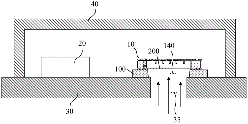 An anti-impact silicon based MEMS microphone, a system and a package with the same