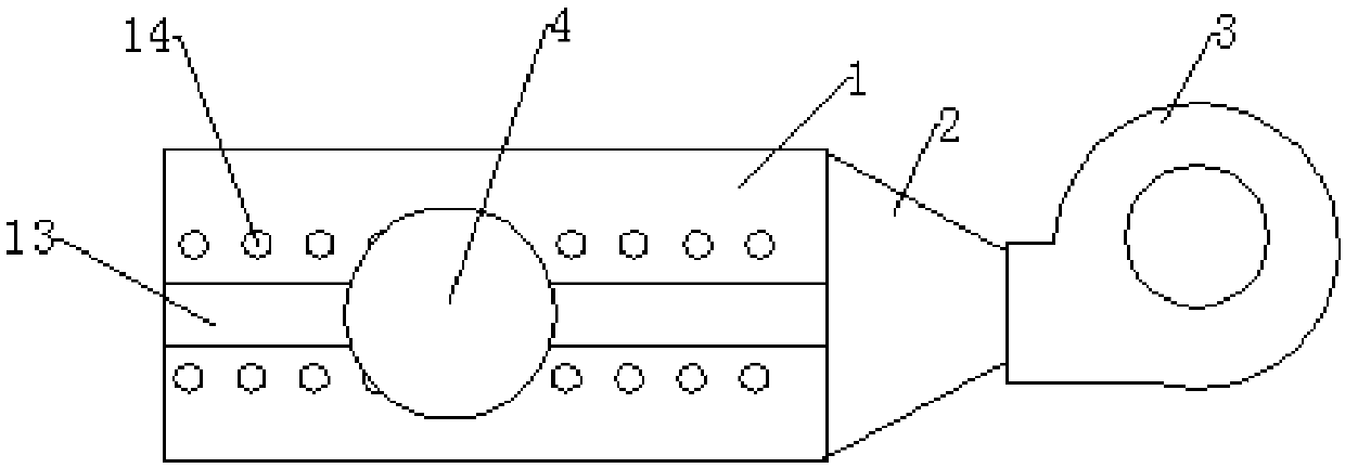 Heat radiation apparatus of power supply cabinet power device