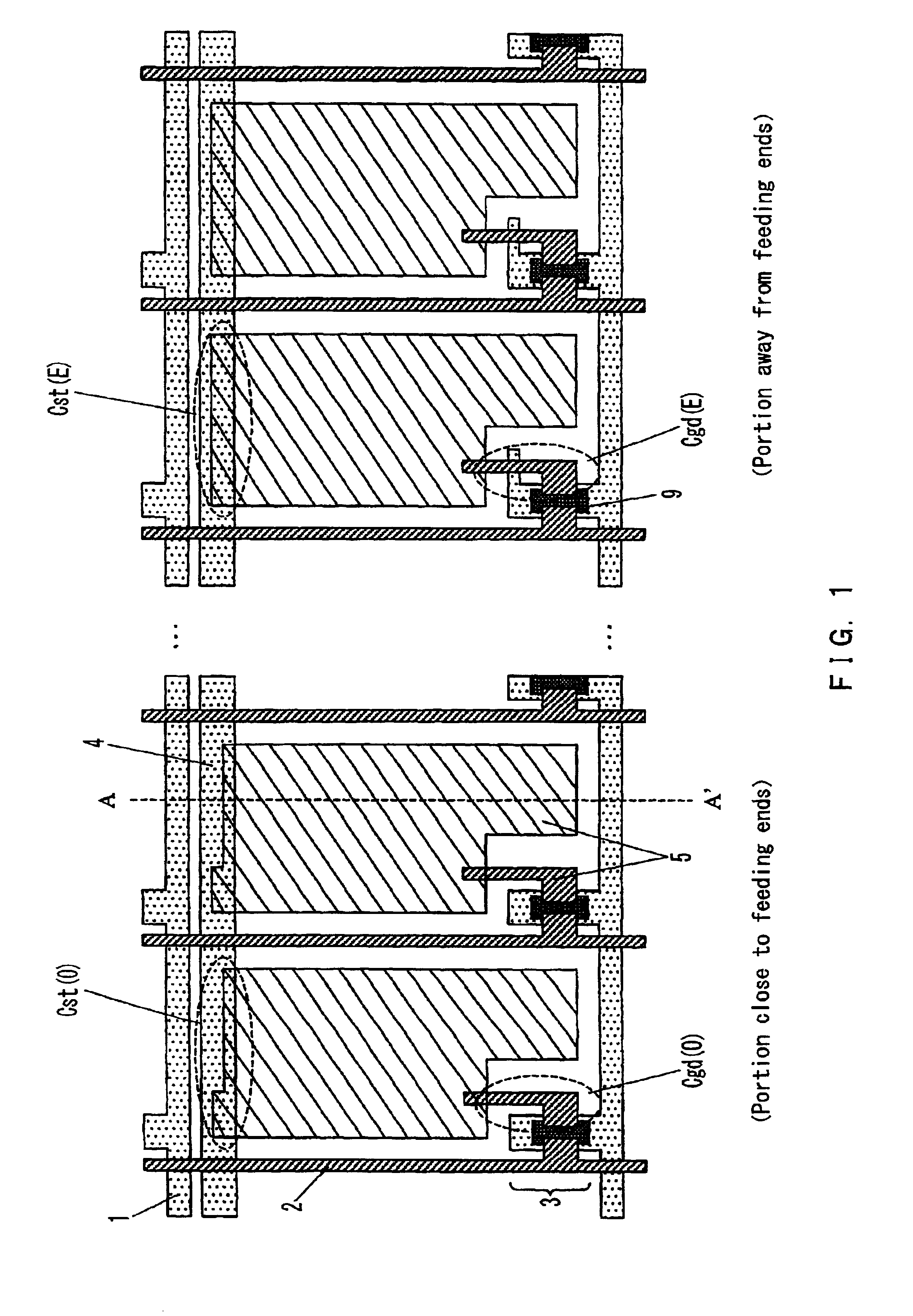 Active matrix type display apparatus method for driving the same, and display element