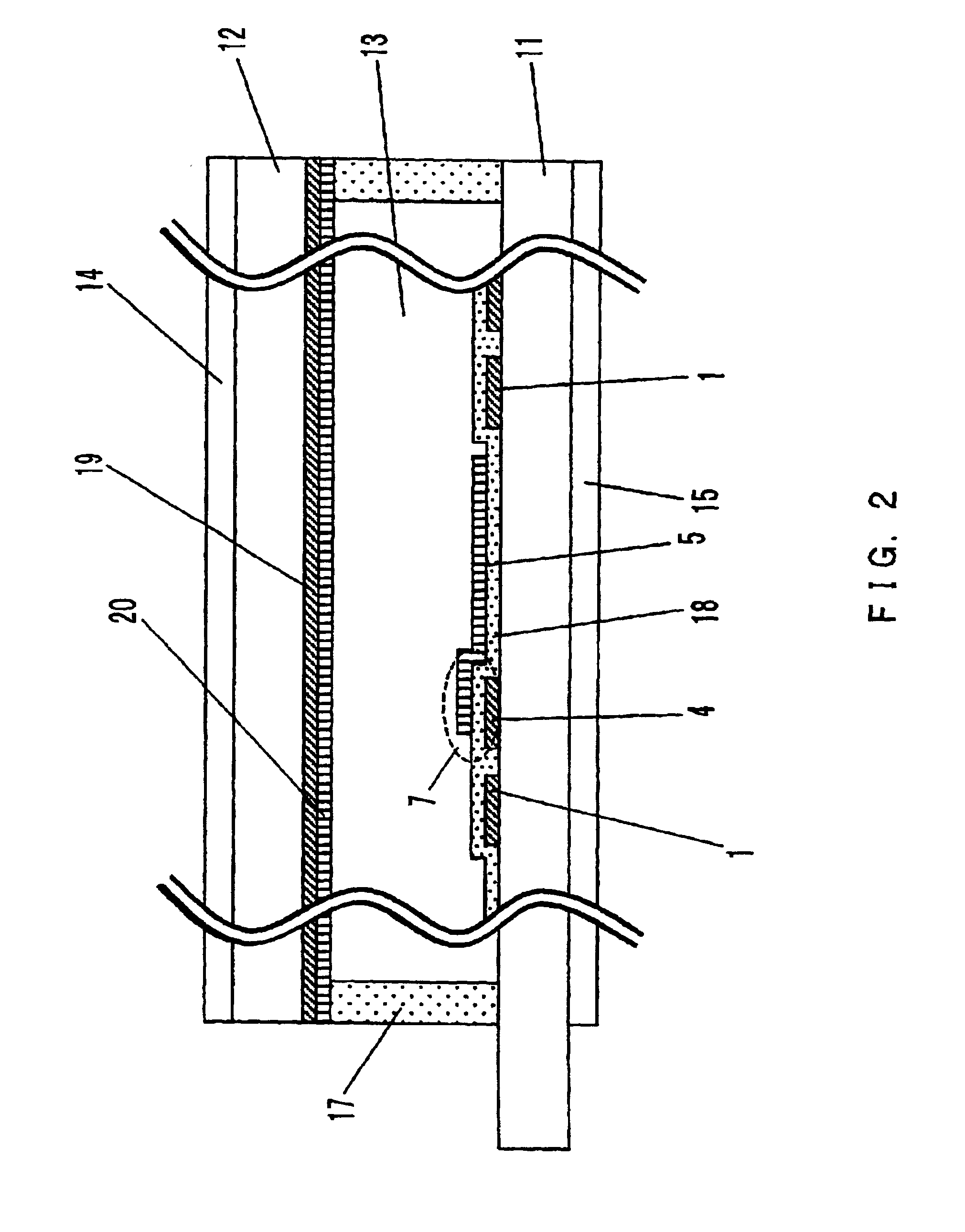 Active matrix type display apparatus method for driving the same, and display element