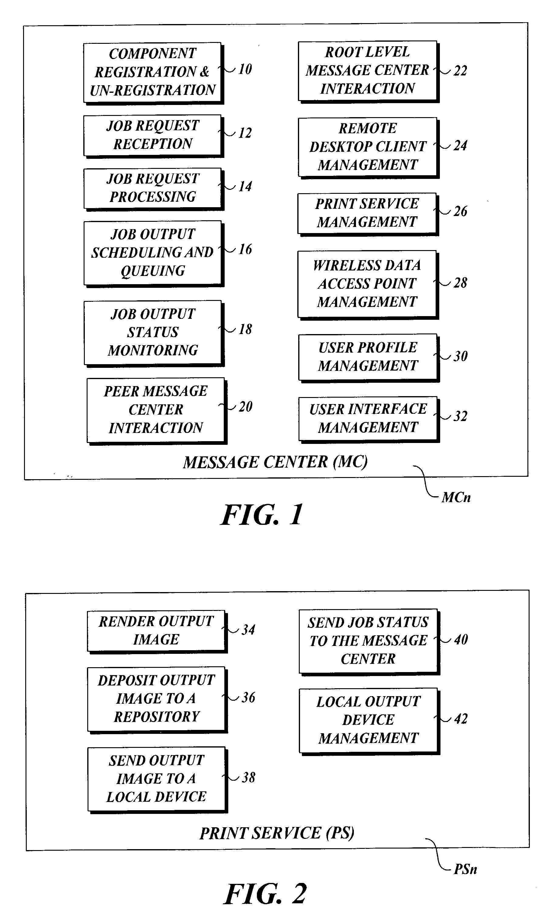 Output management system and method for enabling access to private network resources