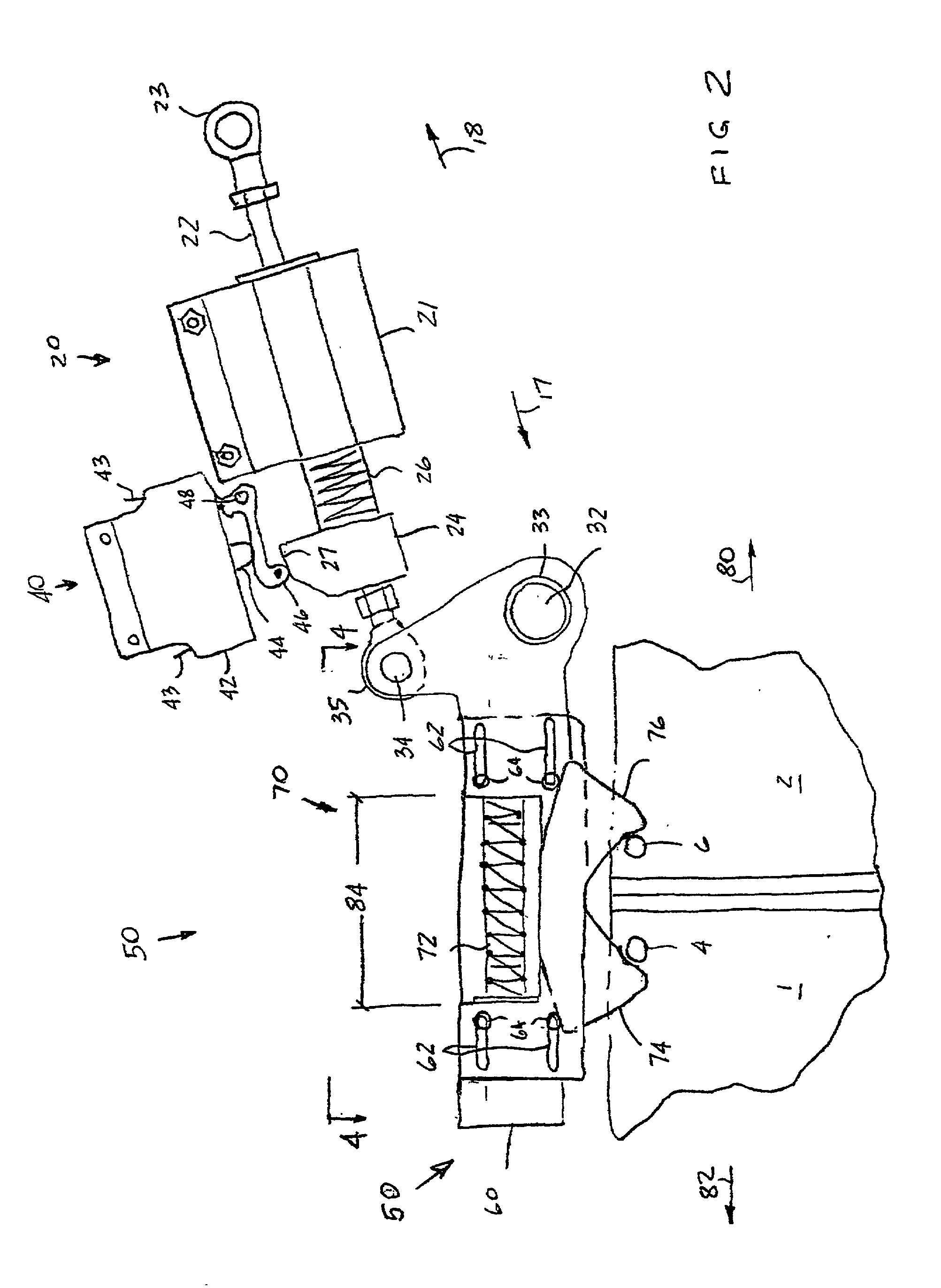 Linearly actuated locking device for transit vehicle door system