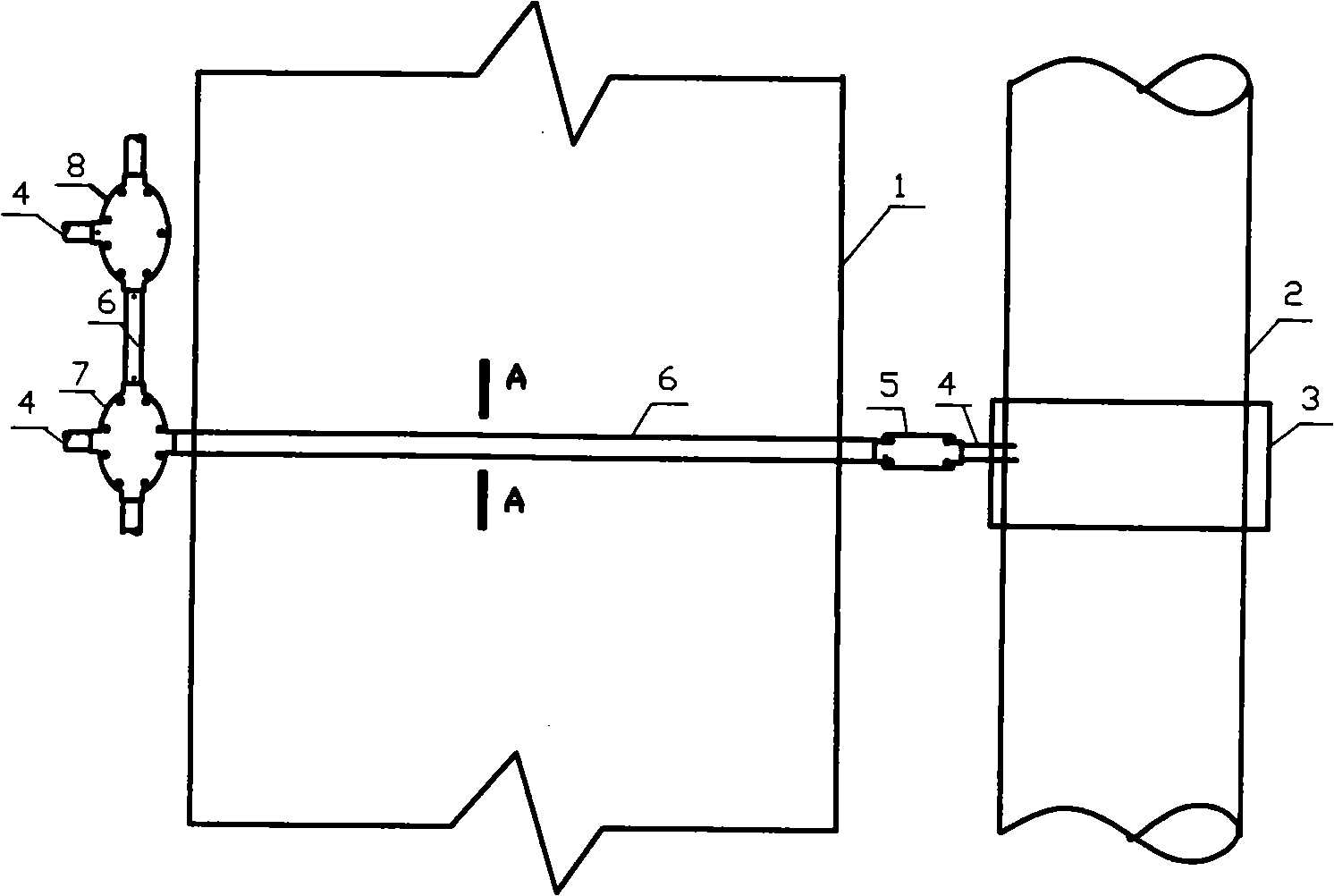 Construction method for paving road slot minitype communication pipe by urban area road