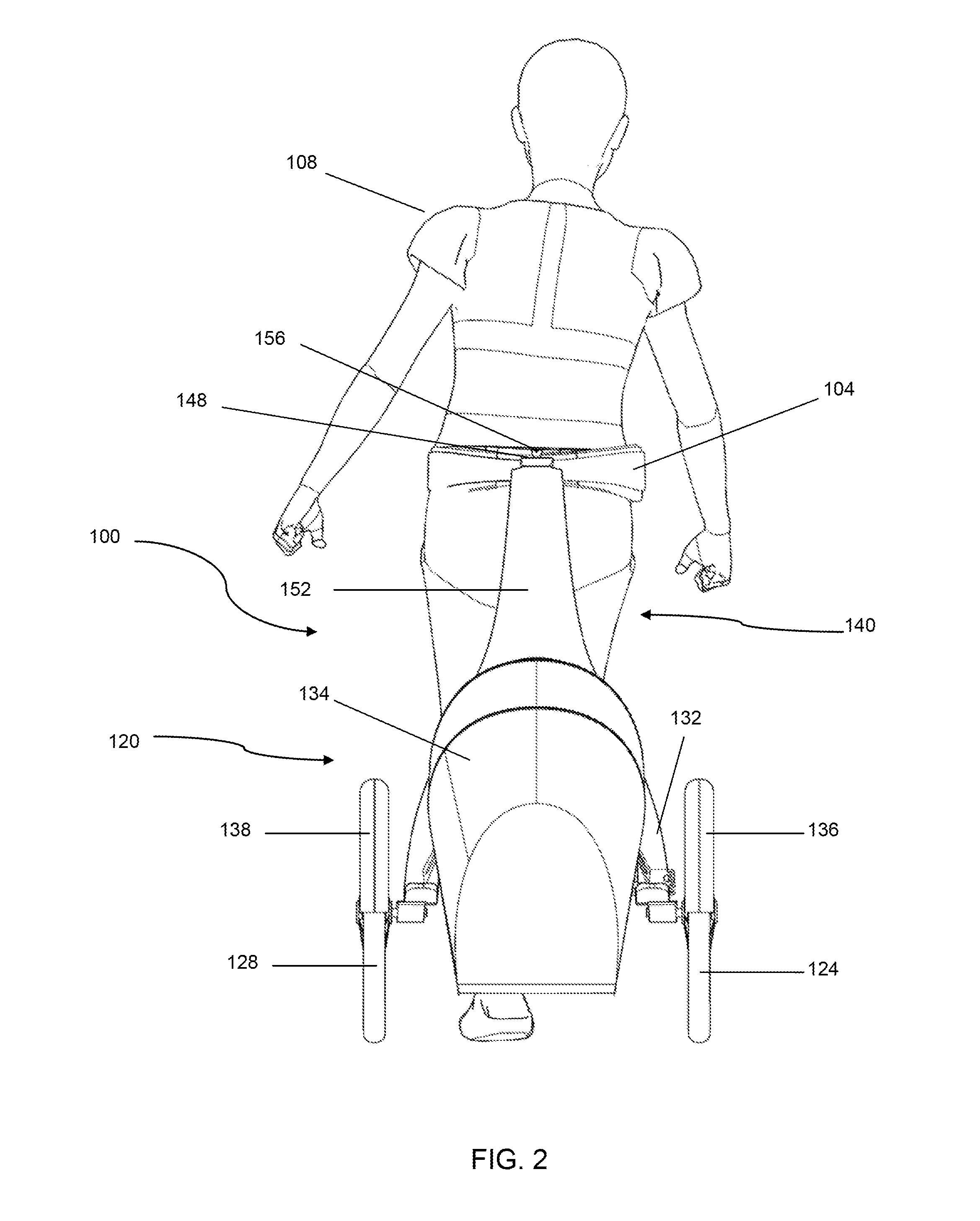 Apparatus and method for towing a load by a person