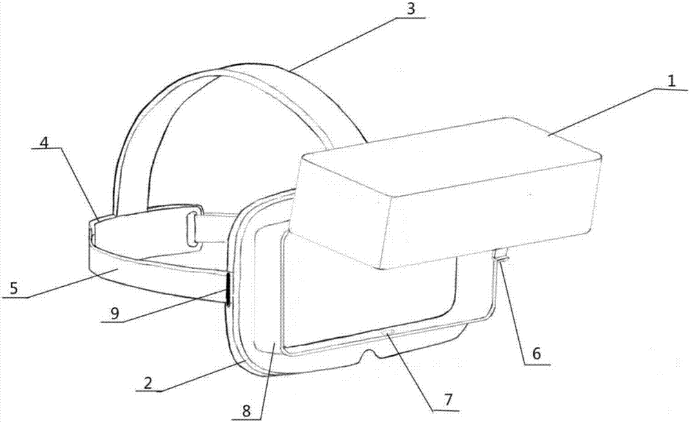 Movable VR helmet suite convenient for real communication