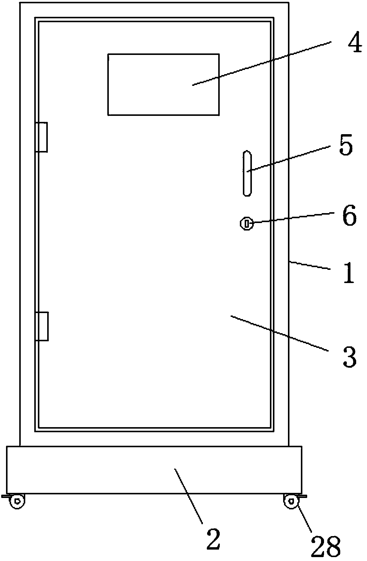 Switch cabinet with high cooling performance