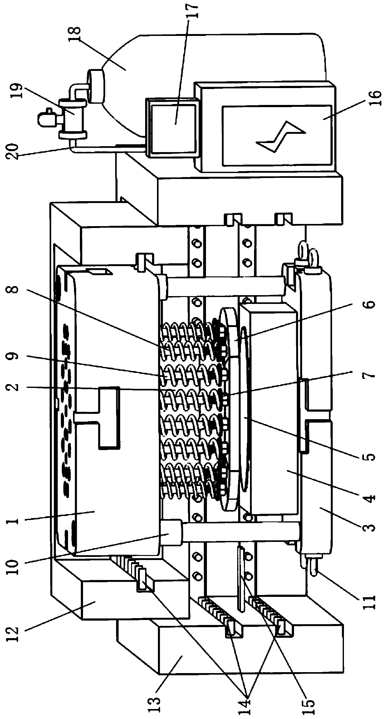 Ultralow-temperature moulding device and method for aluminum and lithium alloy complex curved-surface thin-walled components