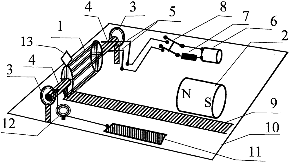 Device and method for demonstration of controlling motor rotation speed