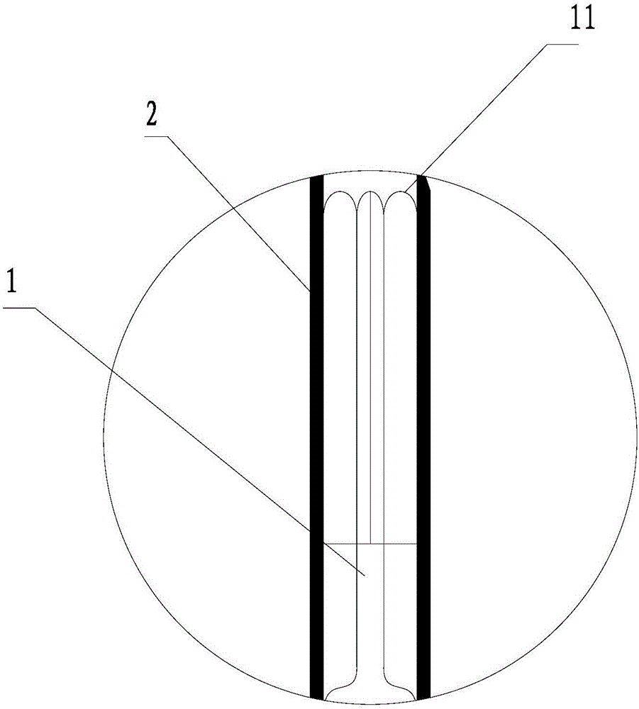 Lung nodular puncture locating needle