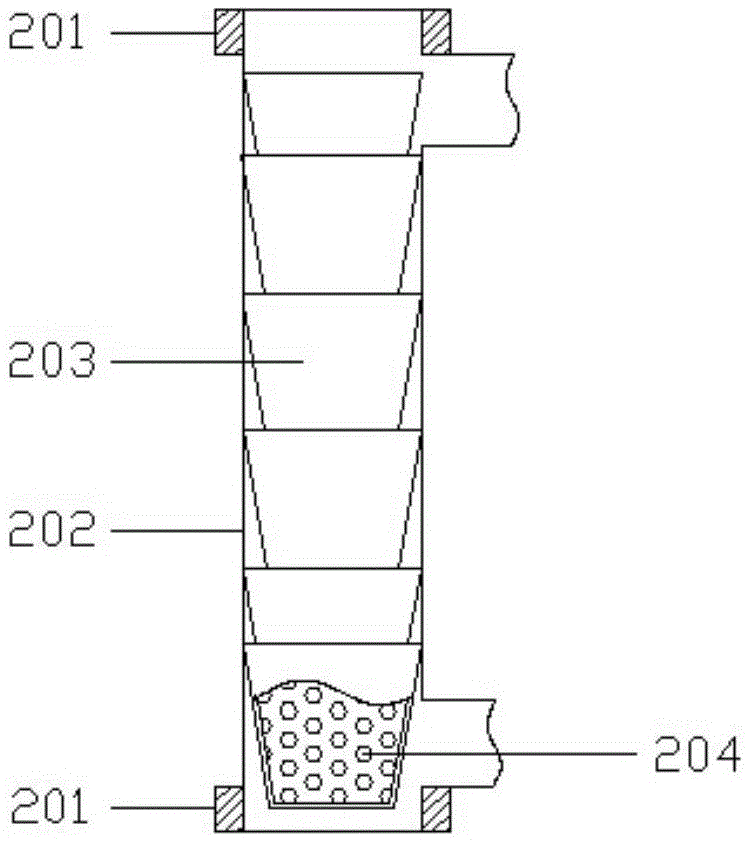 Roof rainwater sewage interception purification system