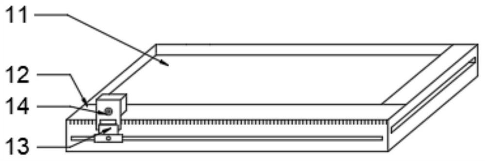 Stainless steel panel cutting and positioning die