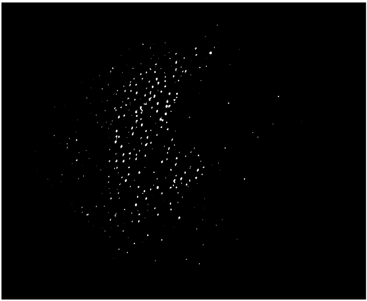 Foamed ceramic microspheres with core-shell structure and its preparation method and application