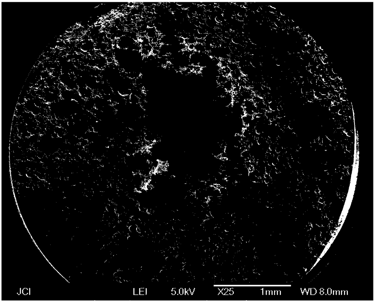 Foamed ceramic microspheres with core-shell structure and its preparation method and application