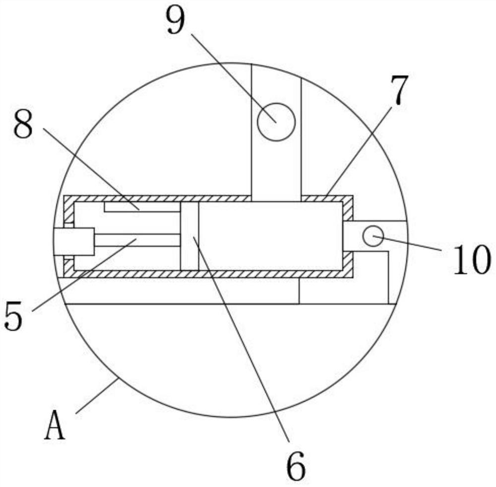 Hollow brick raw material stirring device