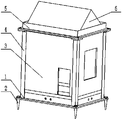 House structure easy to disassemble and assemble