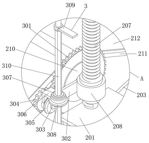 Steel container surface arc-shaped welding seam polishing device