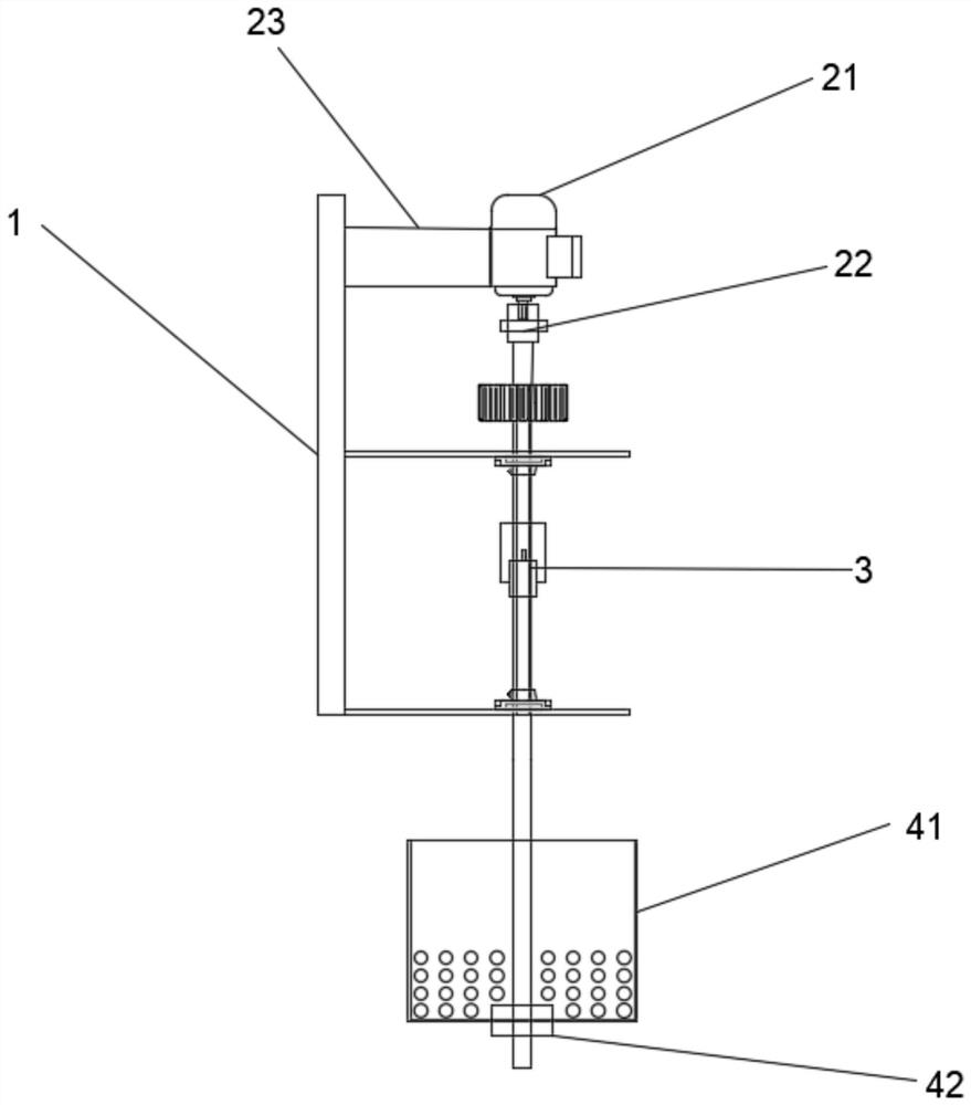 A grain dryer throwing device