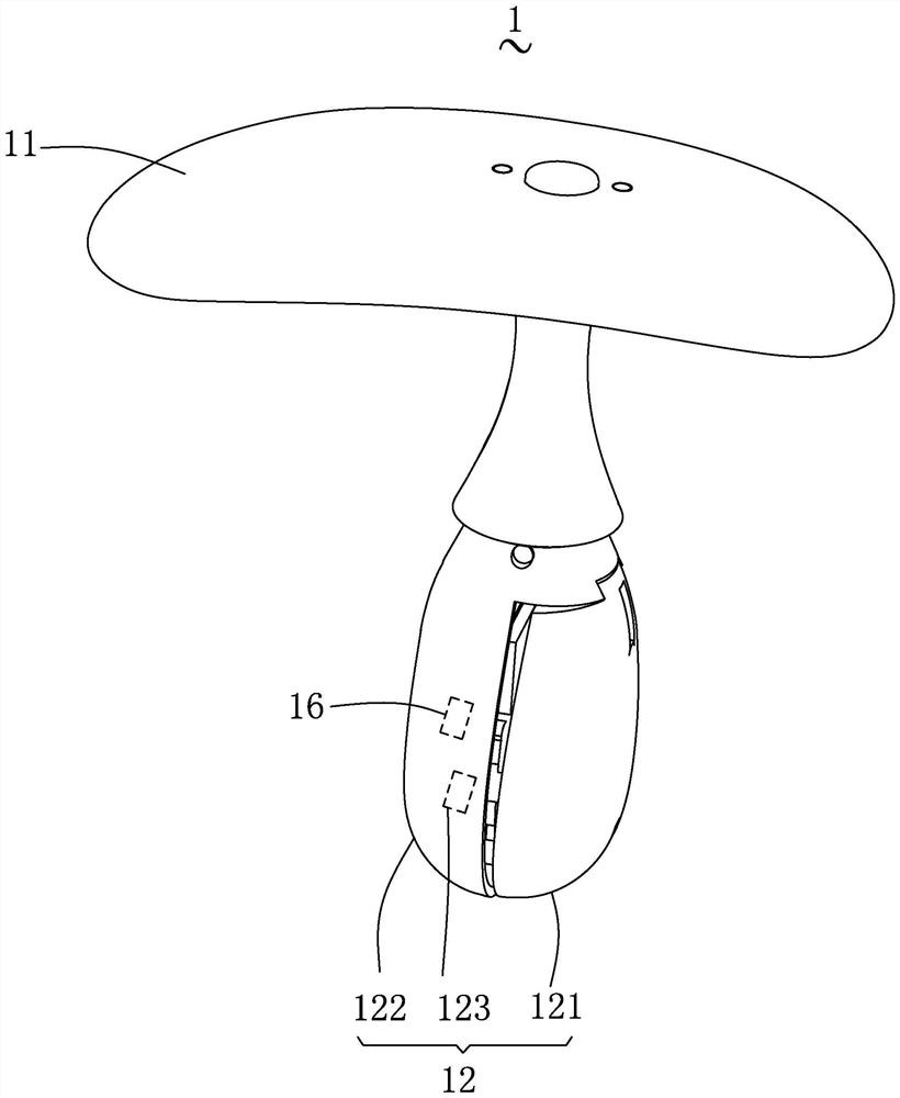 Portable pelvic floor muscle training device, pressure correction method and system for pelvic floor muscle training device