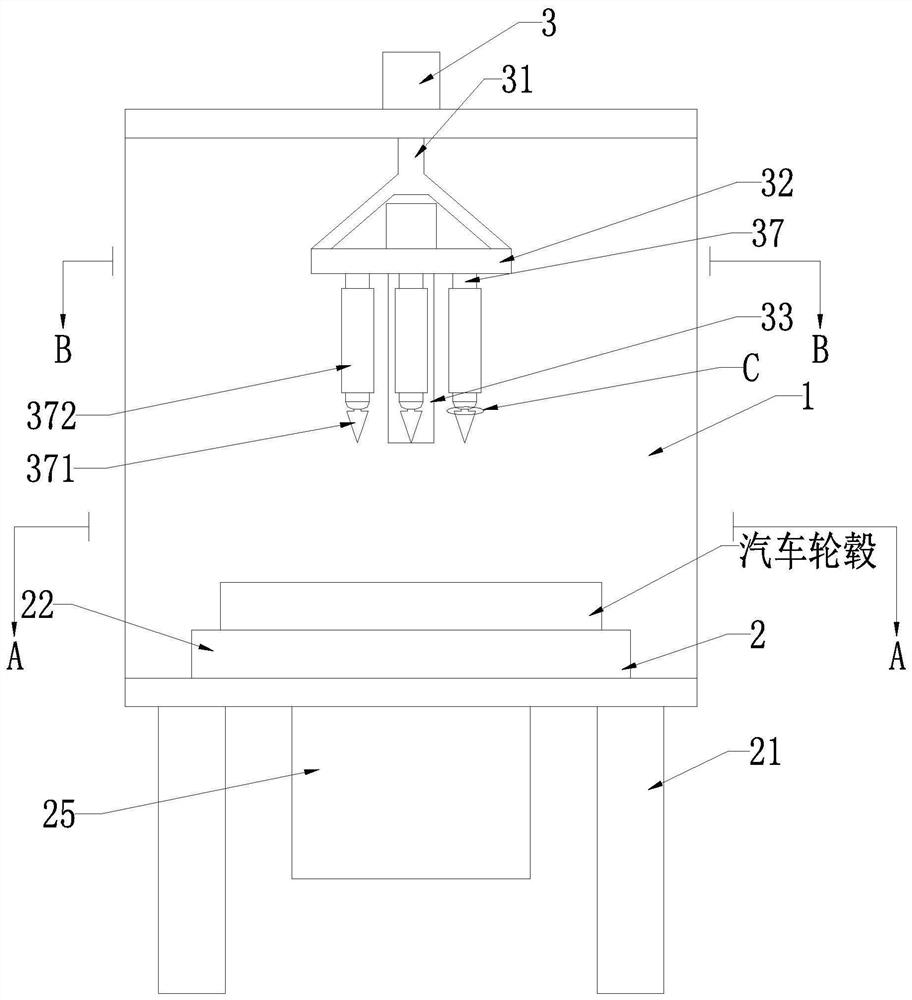 Equipment and method for detecting and repairing steel automobile wheel after forming