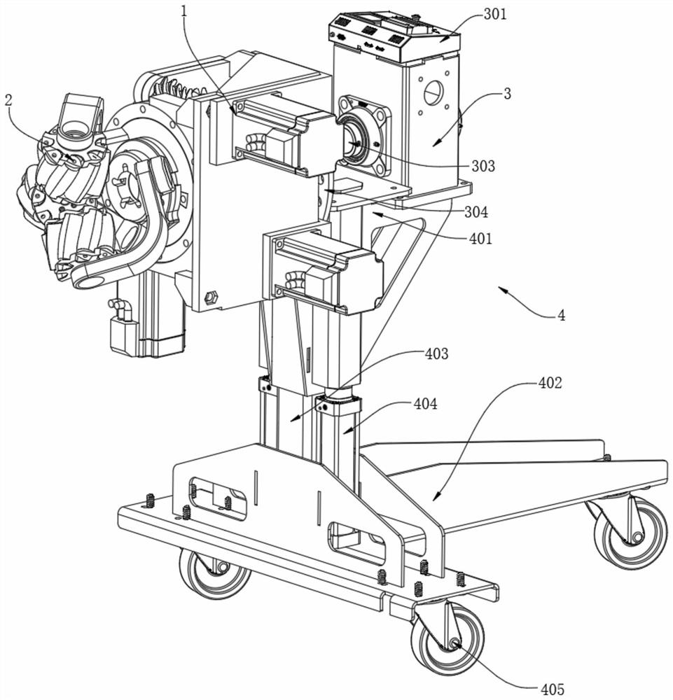 Powder brushing device for public installation and using method thereof