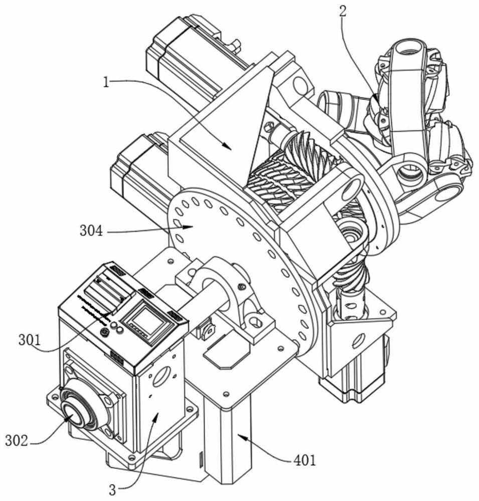 Powder brushing device for public installation and using method thereof