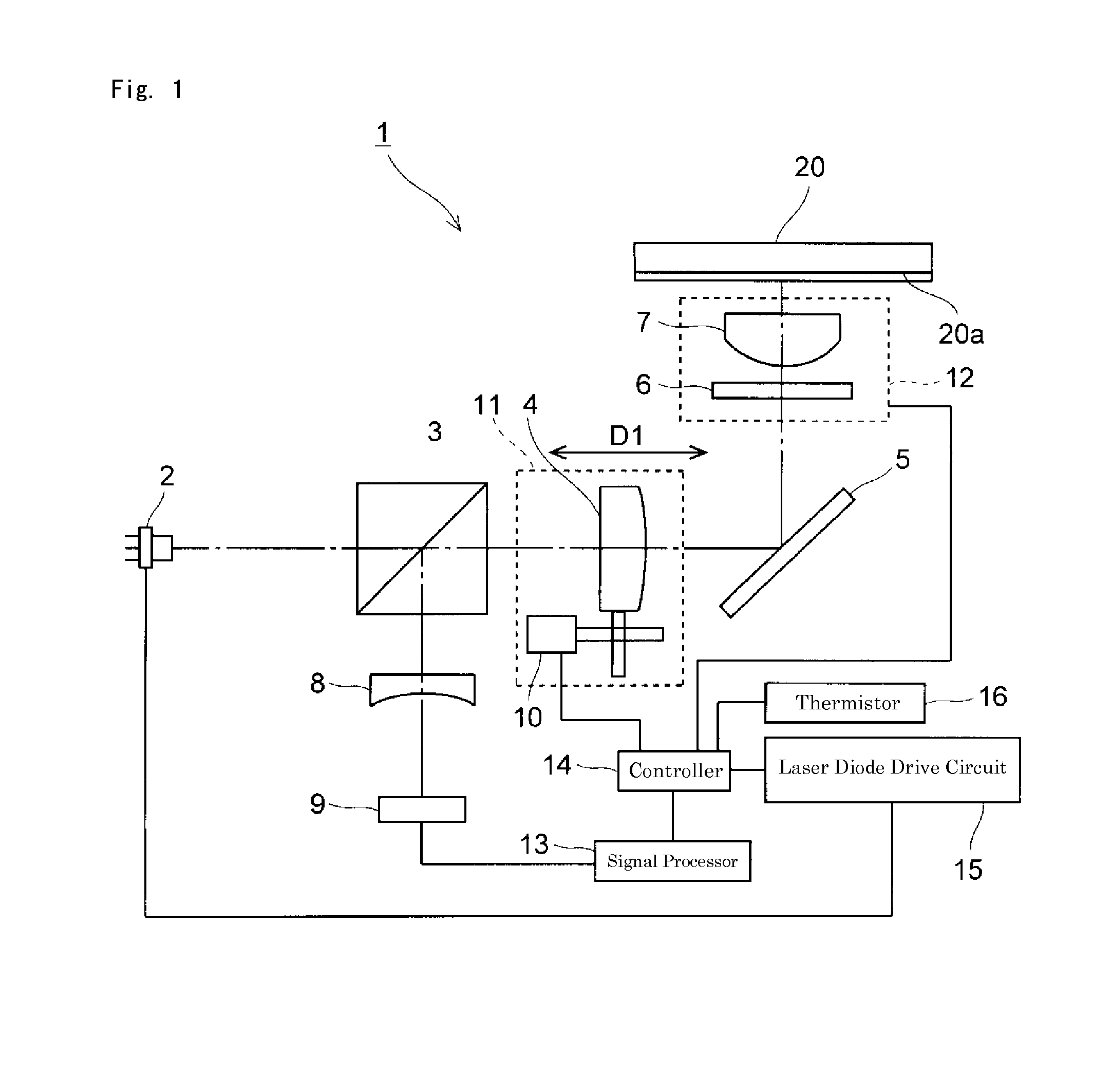 Method for driving optical pickup apparatus