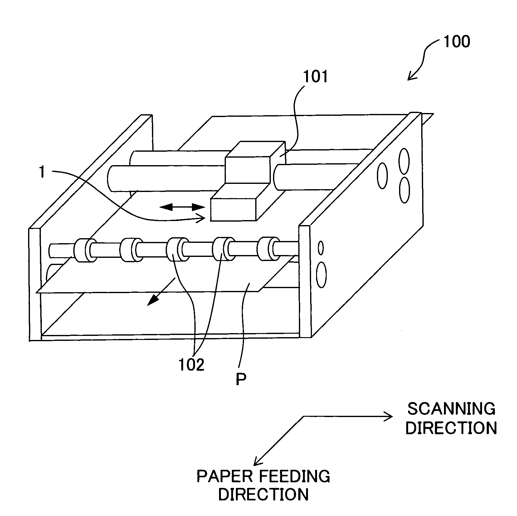 Printer, liquid discharging head, and flexible flat cable of liquid discharging head