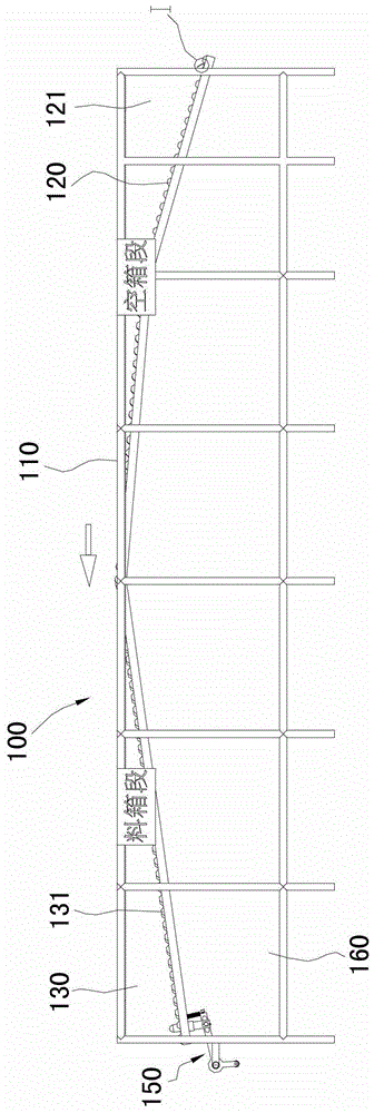 Material automatic loading and unloading device and its supporting automatic navigation vehicle