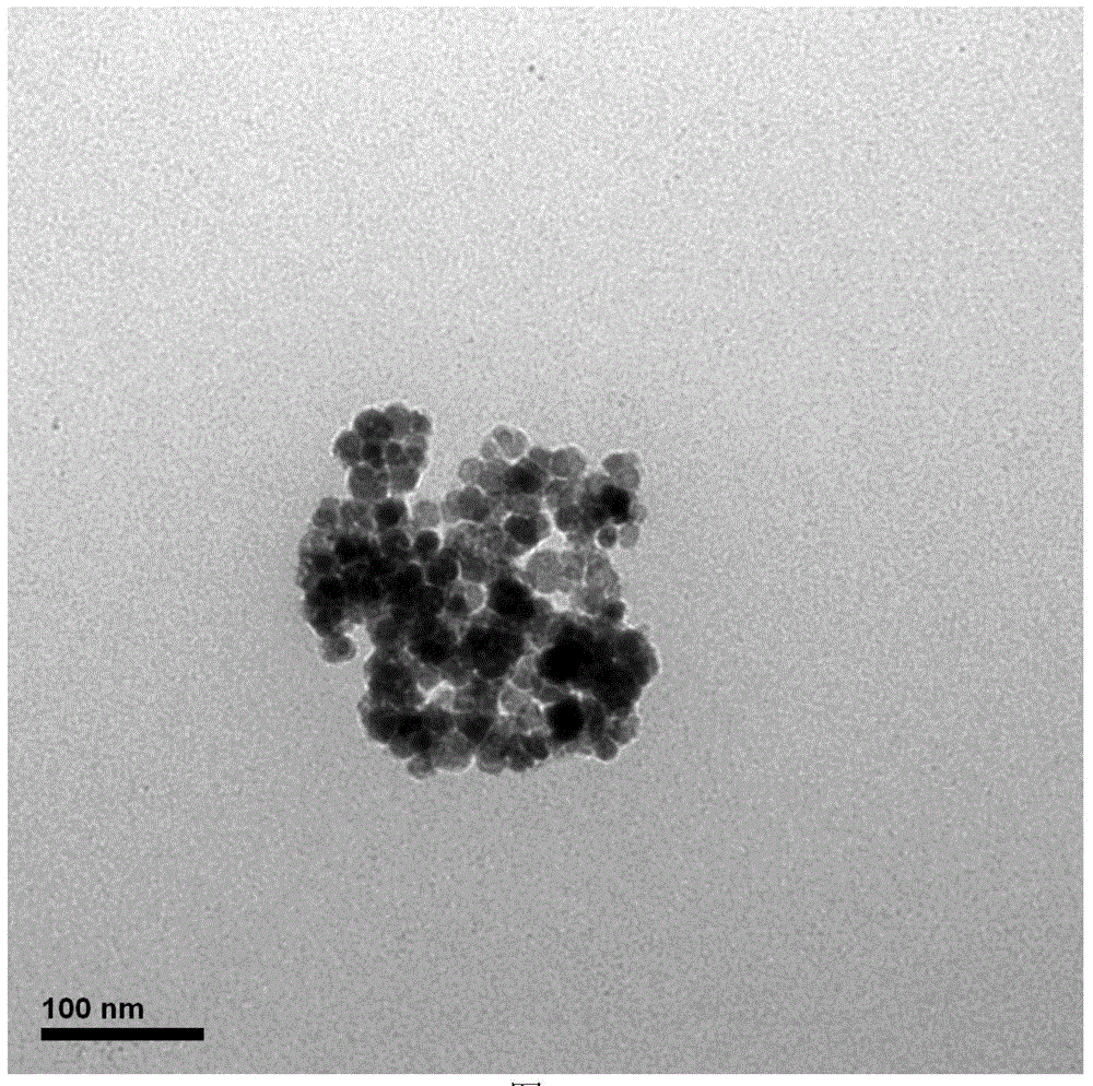 Preparation method of thiol-functionalized magnetic silica nano-material