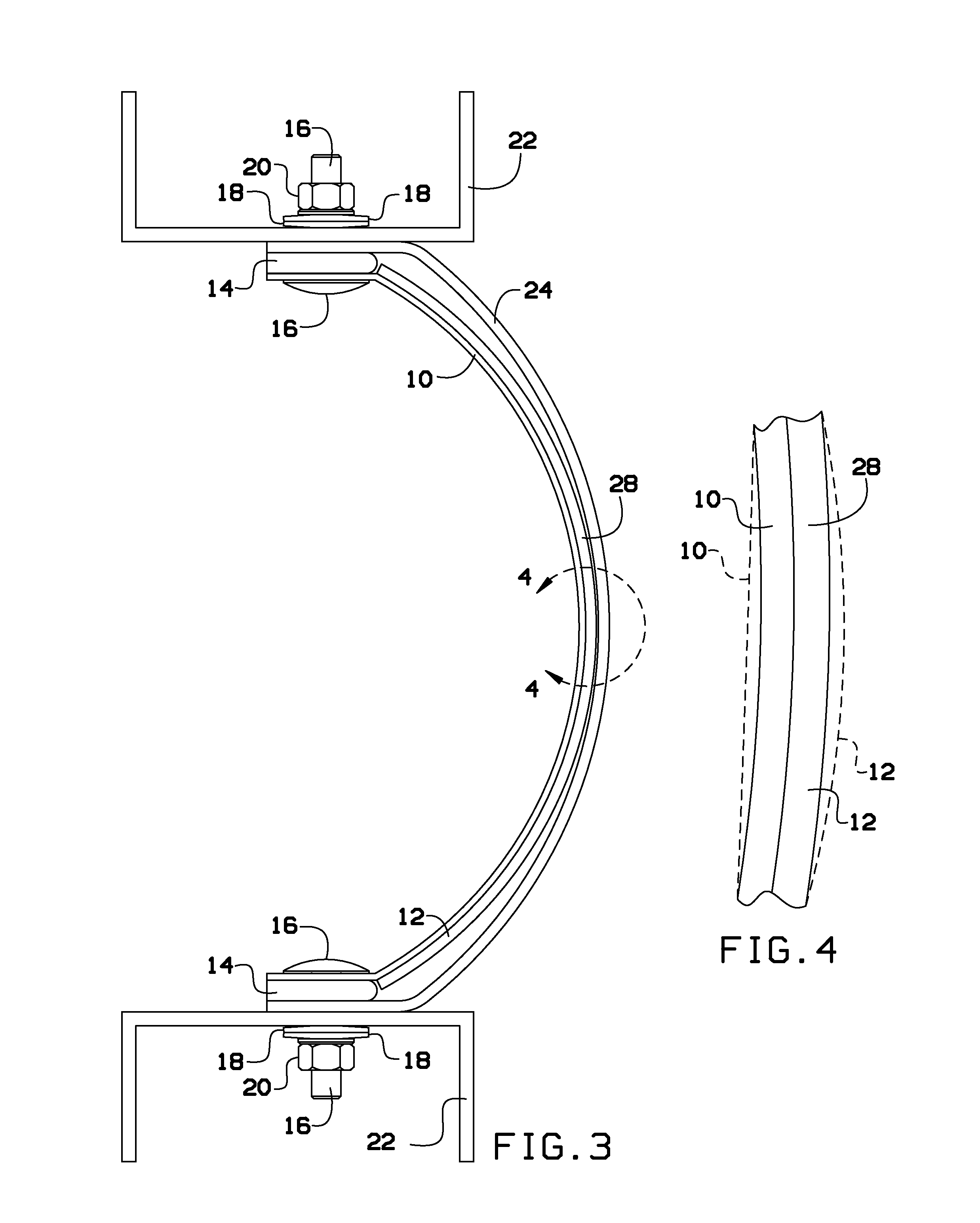 Expansion joint spring clip