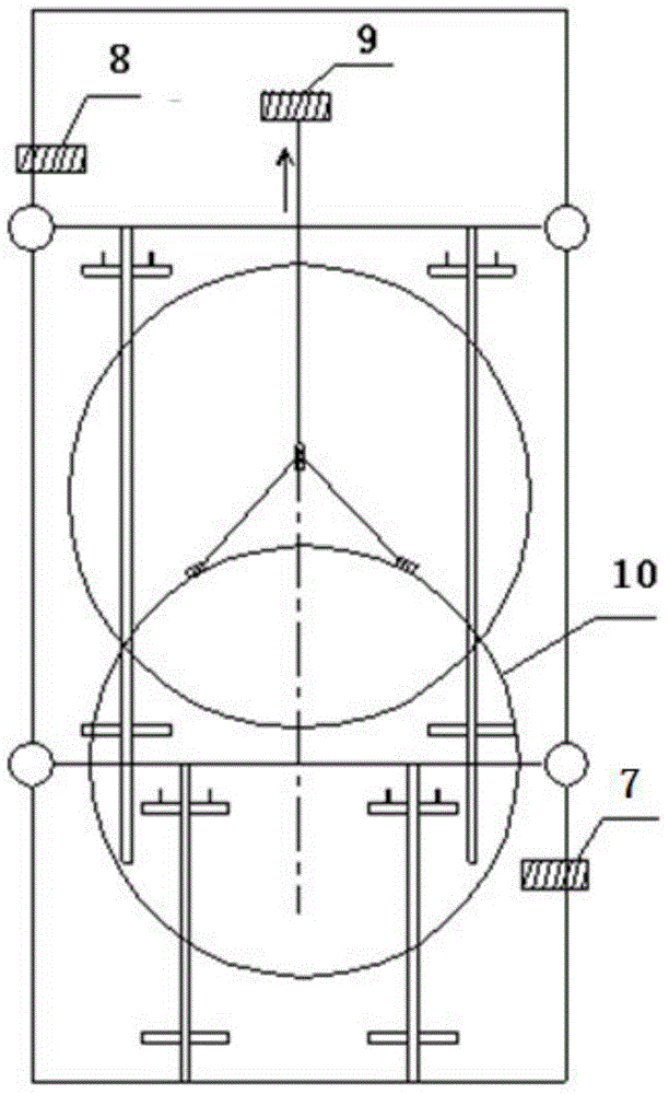 Platform for sliding furnace shell in high furnace limited space and erecting method of platform